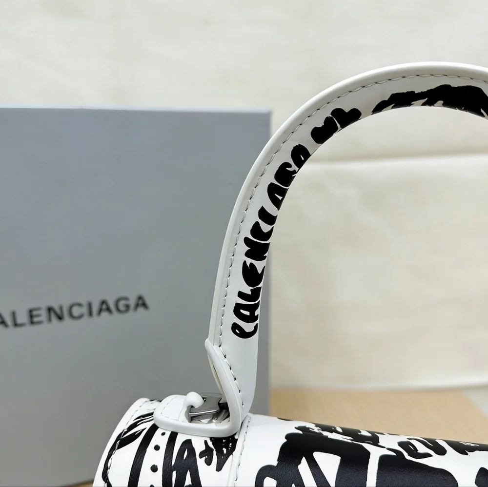 Balenciaga Hourglass XS Graffiti Handbag - Picture 6 of 6